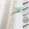 12M Curtain Beaded Tassel Lace Trim Cheap DIY Curtain Sewing Tassel Pompom Ball Edge Fringe Upholstery Decor Accessories