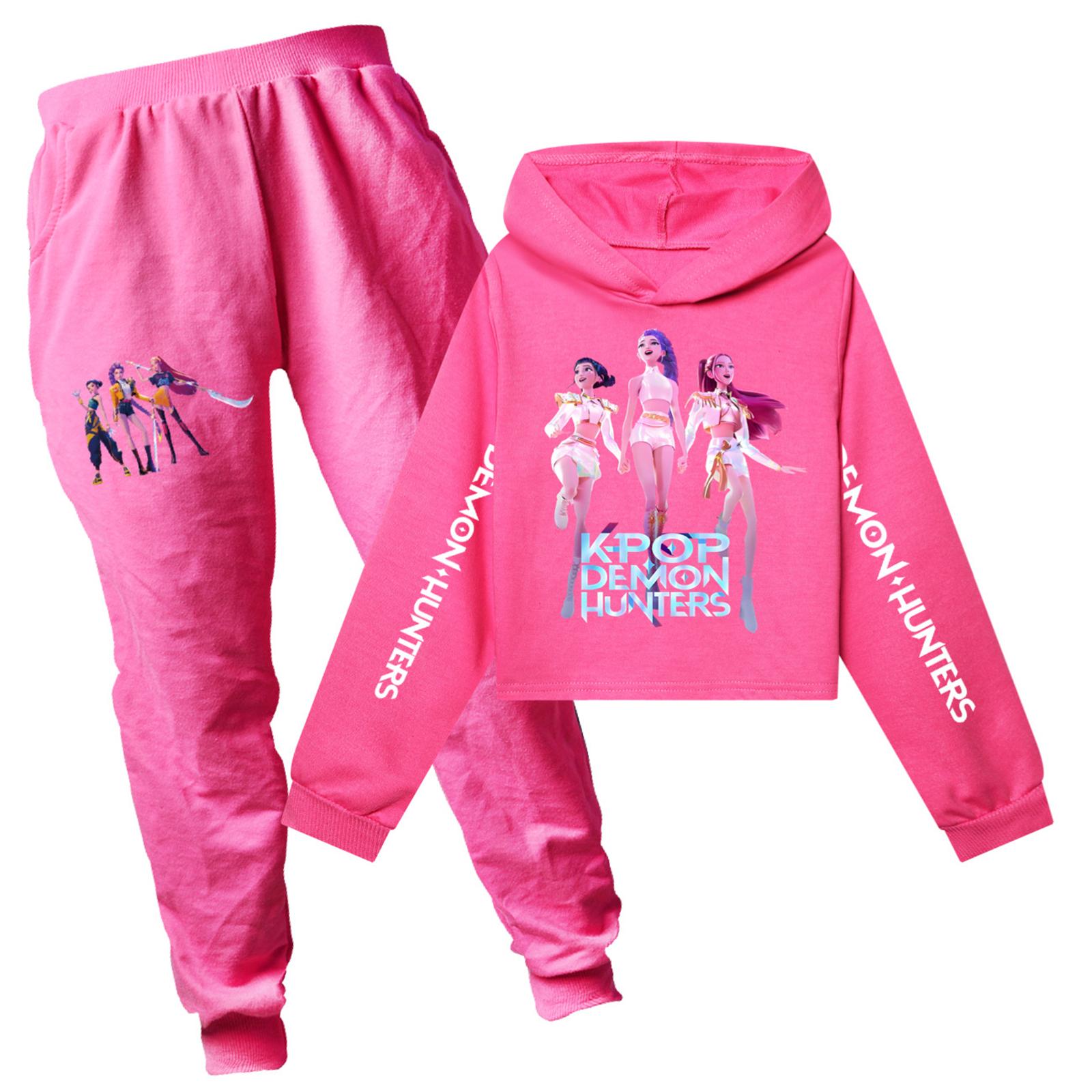 

Детский худи и брюки, двухпредметный спортивный костюм, комплект свитшота с длинным рукавом и принтом 110