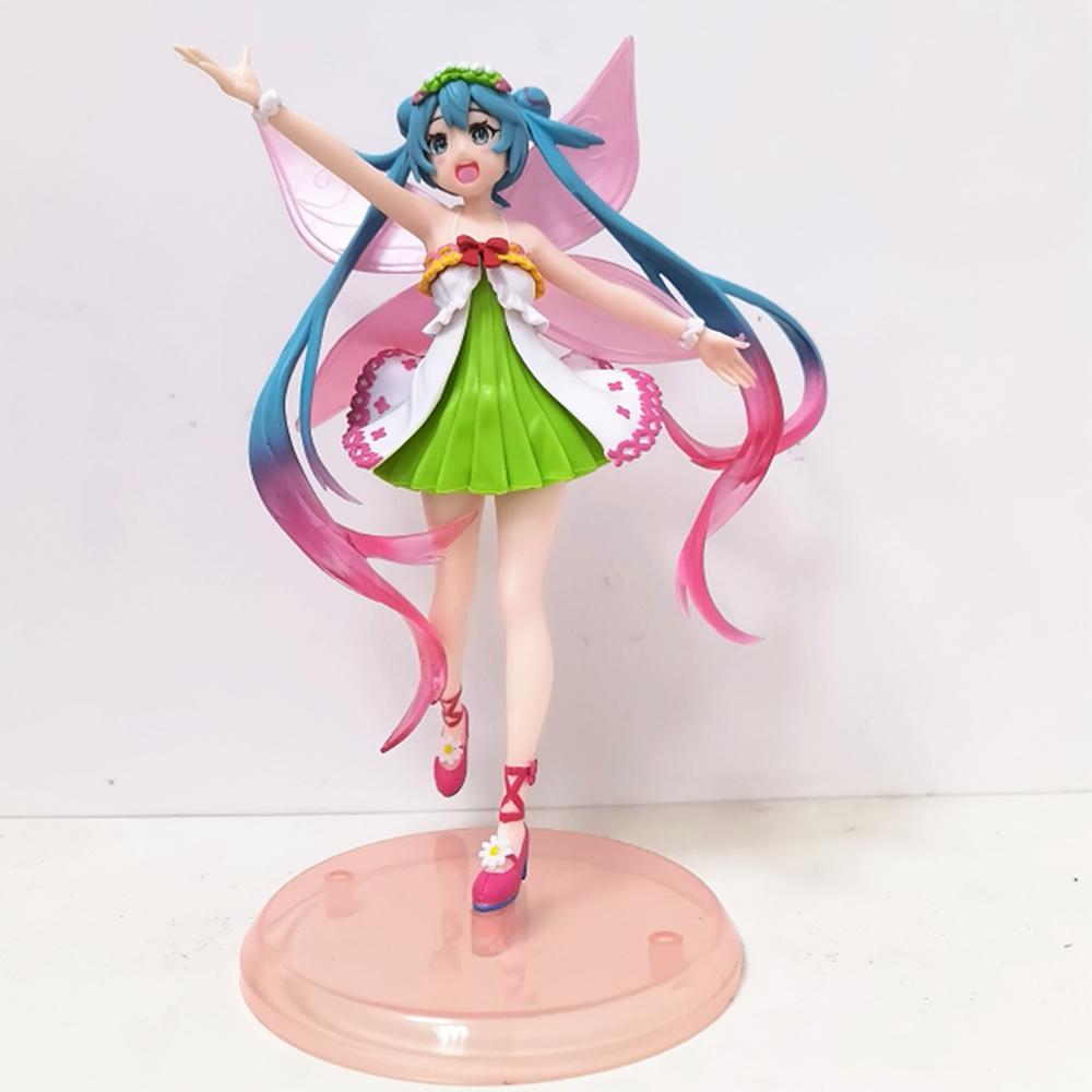 

20CM Hatsune Miku Figure Vocaloid Anime 3rd season Spring Ver Standing Posture Model Toy Gift Collection Scene Decoration PVC NO box