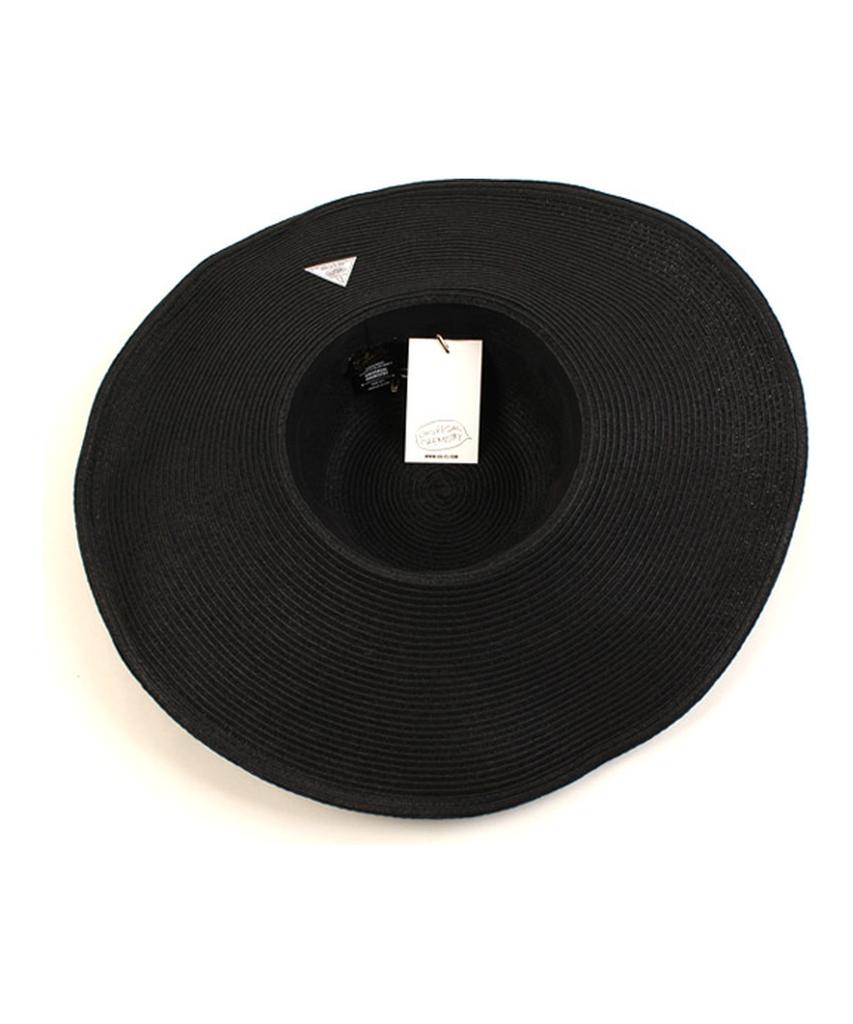 Yunibeosyeolkemiseuteuli Long Black Wire Cloche Hat Bk Summer Fedora