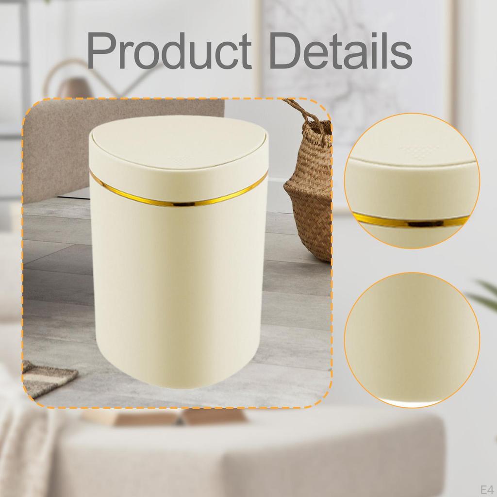 Kompakter Abfallbehälter für Schreibtischorganizer Mini Aufbewahrungsbehälter Home Office