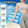 Outdoor Tote Bag Striped Bohemian Travel Storage Bag Large Capacity Cotton Rope Portable Shopping Beach Bag