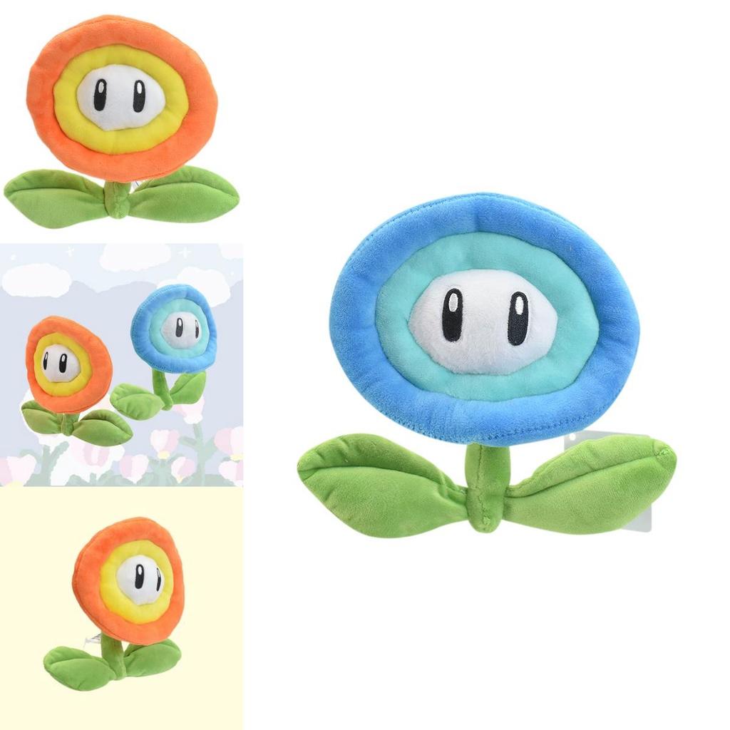 New Mario Plush Orange Flame Blue Ice Sunflower Soft Toy 18cm