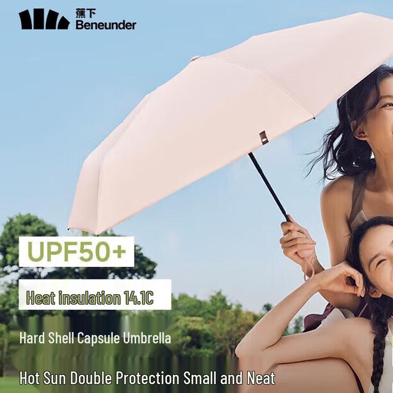 Beneunder UV Protection Black Glue Capsule Umbrella