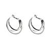 2022 Trend Multi-Layer Circle Earrings: Retro French Hoop & Stud Jewelry for Women