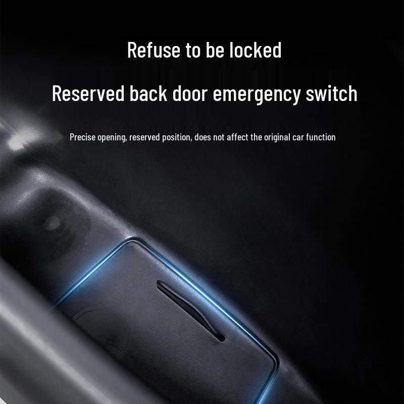 Fits Tesla Model Y/3 Refreshed, Full Wrap TPE Car Door Storage Box, Interior Accessory.