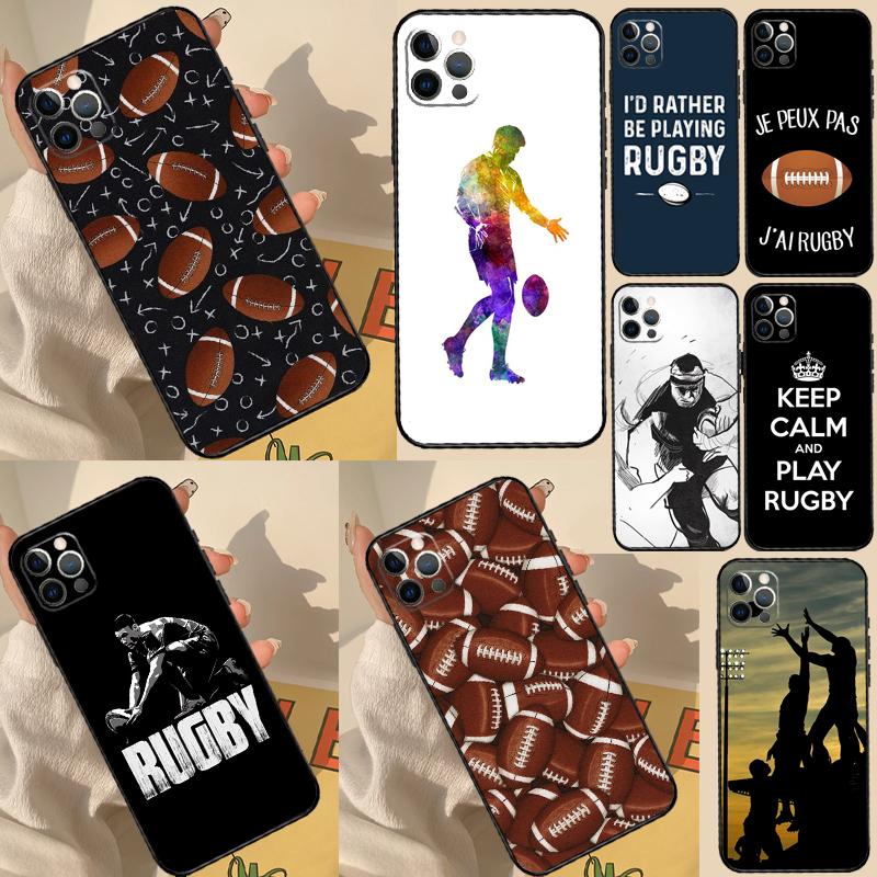 Rugby Football Sport Cover For Xiaomi Redmi Note 14 13 10 11 12 Pro 11S 12S Case For Redmi 15C 13C 12C 10C 14C 15