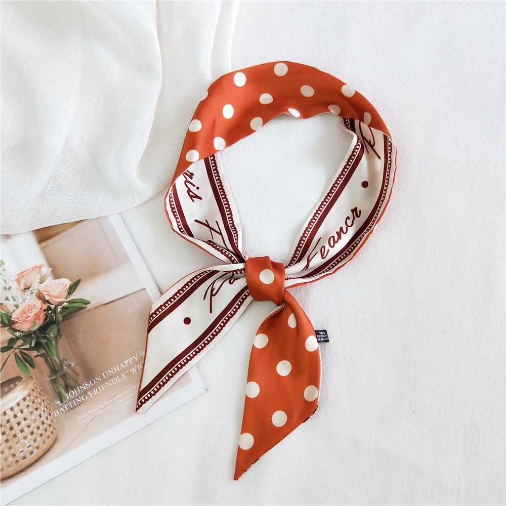 New Scarves Silk Scarves Women'S Spring And Autumn Season Long Decorative Professional Scarves Summer Thin Styles Paired With Shirts Stylish