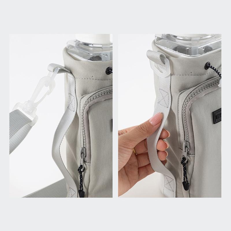 Borsa Portatile per Borraccia con Tracolla Regolabile Manicotto Termico Sottovuoto per Tazza Tazza Copertura Protettiva Isolante