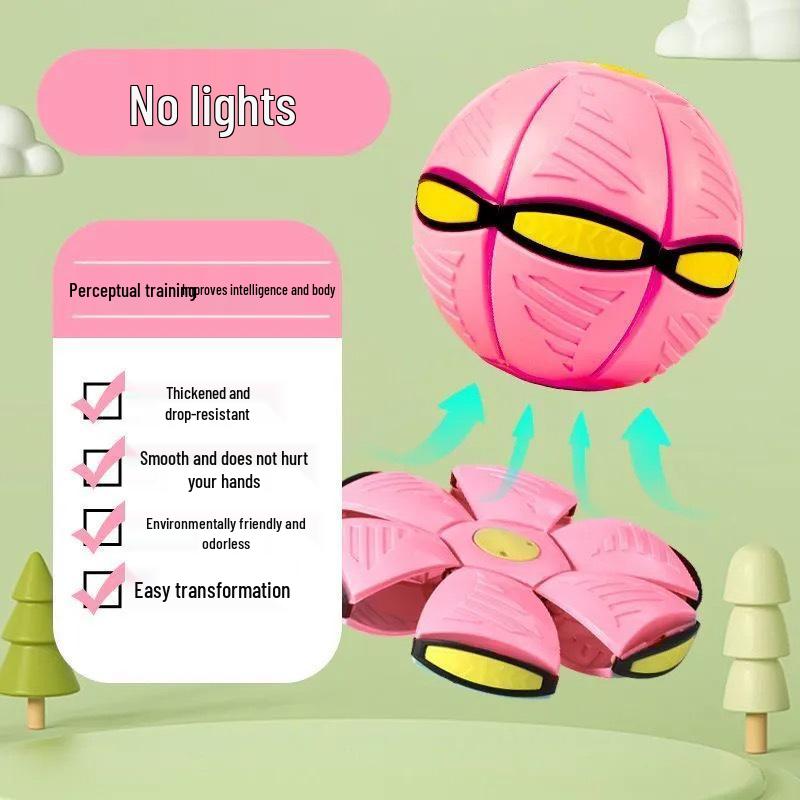 Elastic Stomp Ball: Magical Transforming Saucer - Indoor/Outdoor Educational Toy for Kids