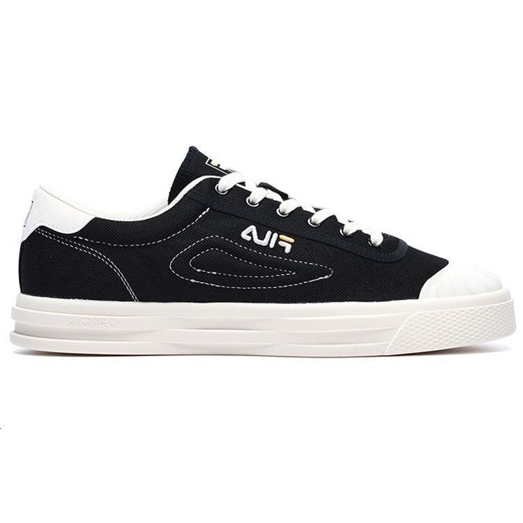FILA Luke Canvas Comfortable Lightweight Breathable Low-Top Skate Shoes Women sneaker Black F12W226308FBK