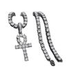 Men's 4mm Cuban Chain Necklace - European American Hip Hop Style Tennis Pendant Jewelry
