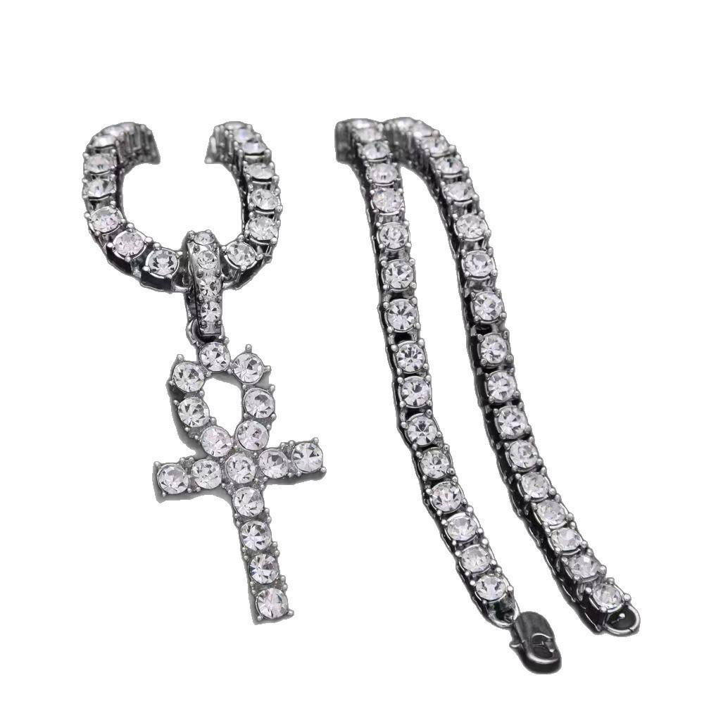 Men's 4mm Cuban Chain Necklace - European American Hip Hop Style Tennis Pendant Jewelry