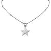 Star Pendant Necklace Star Neck Jewelry Alloy Texture Star Necklaces for Daily