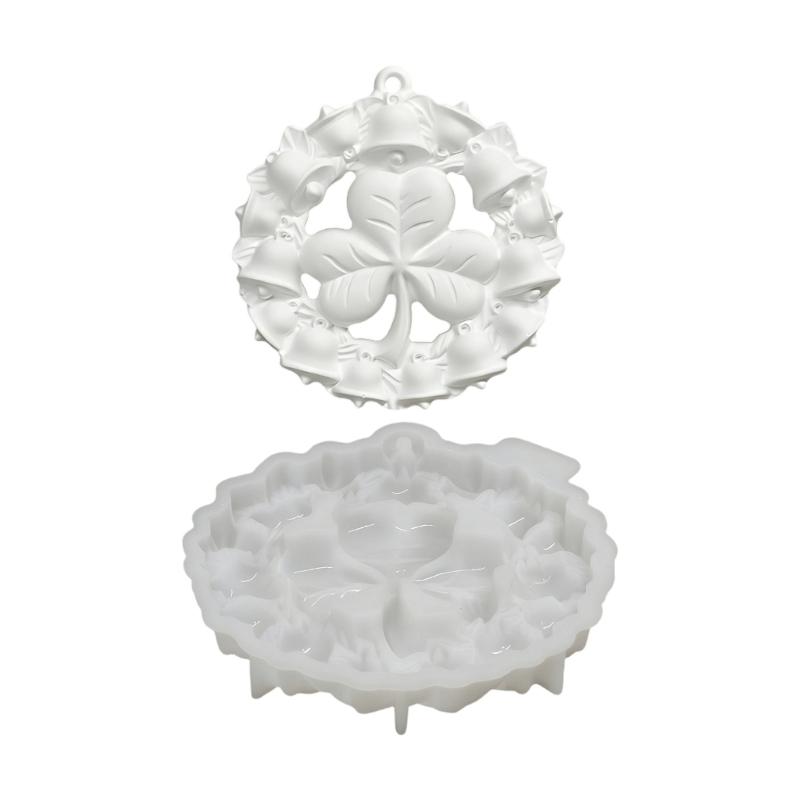 

Creative Silicone Mold For StPatricks Day Ornament Hanging Pendant Making Craft Project Casting Moulding Tool
