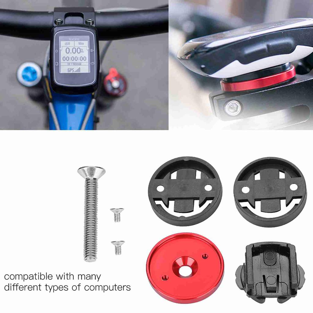 Mountain Road Bike Computer Holder Stem Top Cap Stopwatch GPS Speedometer Mount