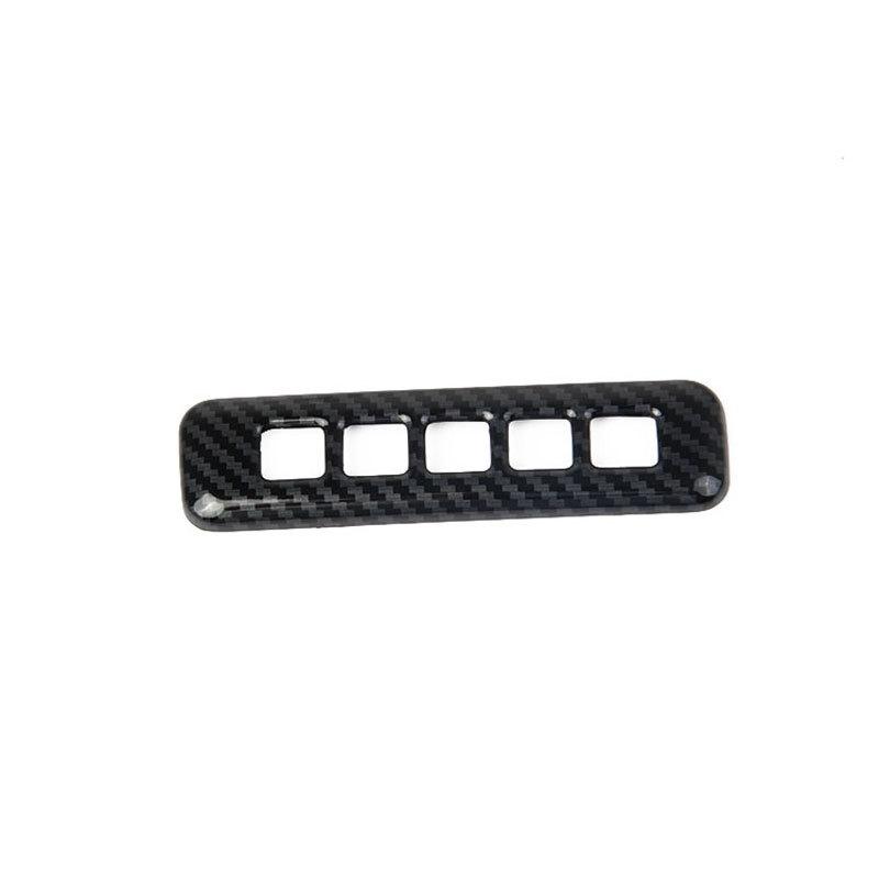 For Ford F150 F-150 2015 -  ABS carbonfiber Door Password Lock Button Decorative Cover Car external Accessories