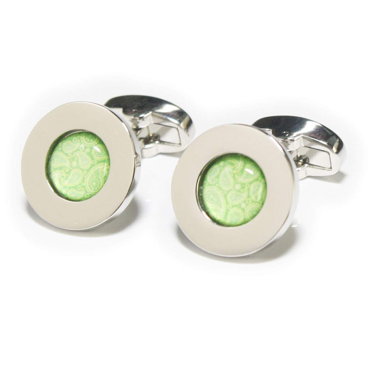 

Cufflinks Green Paisley Cufflinks cf1796 [Kamakura Workshop] зелёный