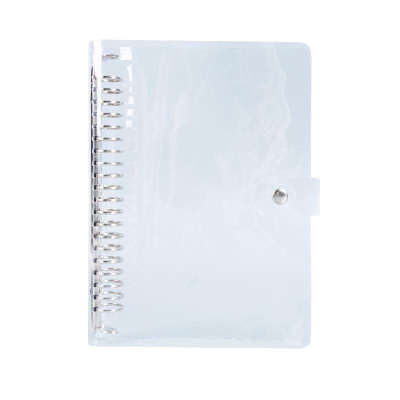 A7/A5/A6/A4/B5 Transparent PVC Planner with Ring Binder and Notebook Cover