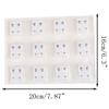 12 Pairs Medical Earrings Piercing Tool Ear Stud Surgical Steel Earrings Jewelry