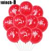20/10Pcs Merry Christmas Balloons Santa Claus Snowflakes Latex Balloon Inflatable Kids Gifts Christmas New Year Party Decoration