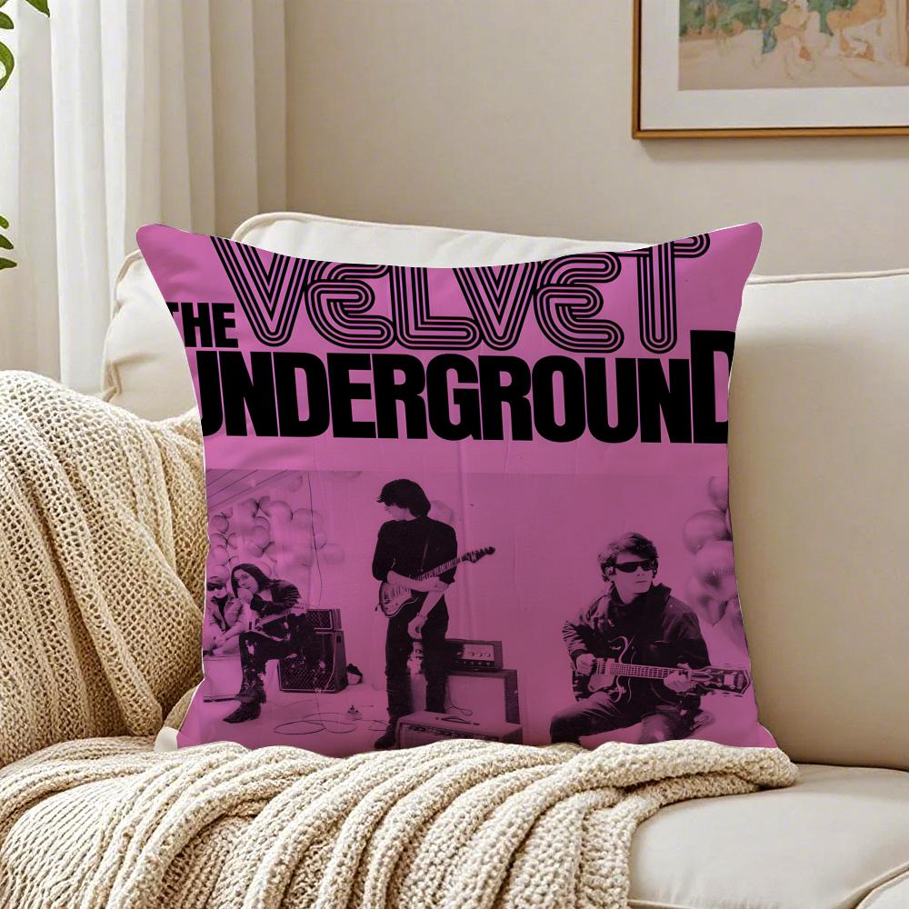 Music Experimental The VVelvet UUnderground Cushion Cover Pillowcase Antidustmite living Room Sofa Decor Cushion Room