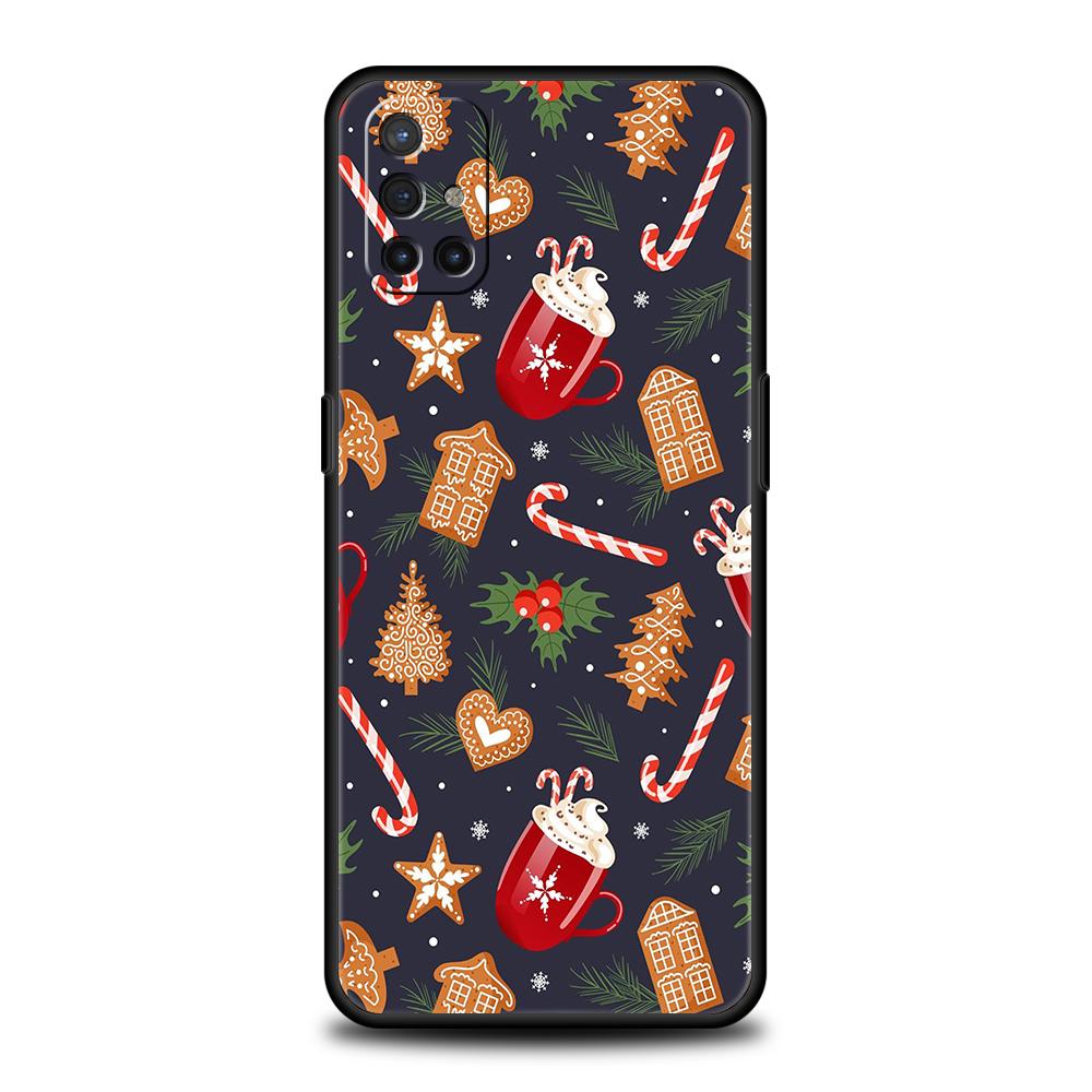 New Year Christmas Luxury Phone Case For Oneplus 10T 11 R10 Nord N100 N200 N10 10 7 8 9 7T 8T 9R 9RT CE 2 Z Pro 5G Silicon Cover