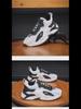 Men's White Trendy Korean Casual Shoes - Autumn, Non-slip, Thick Sole, All-Match Running Sneakers
