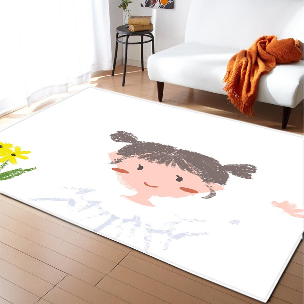 

Cute Star Home Door Mat Water Absorbent Non-Slip Floor Mat Bathroom Non-Slip Mat Bedroom Carpet 50*80cm