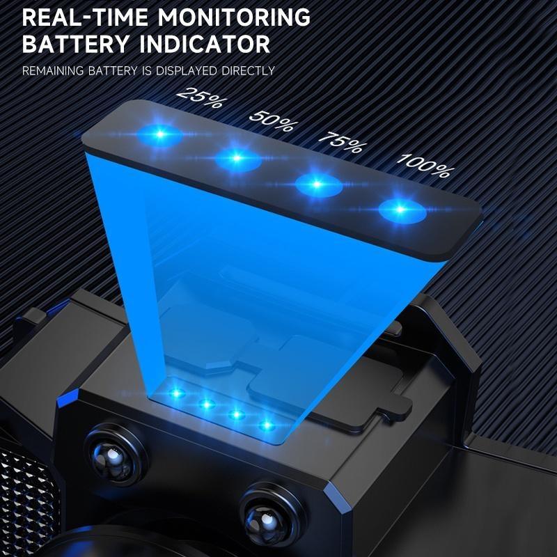 Zoomable Headlamp Rechargeable LED Head Light with 5 Modes Adjustable Flood To Spot Beam for Hands-Free Lighting in Outdoor Work Emergency