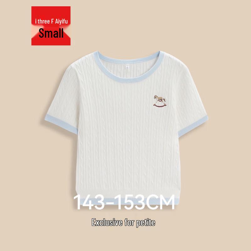 IEF Petite Универсальный вязаный топ в корейском стиле L