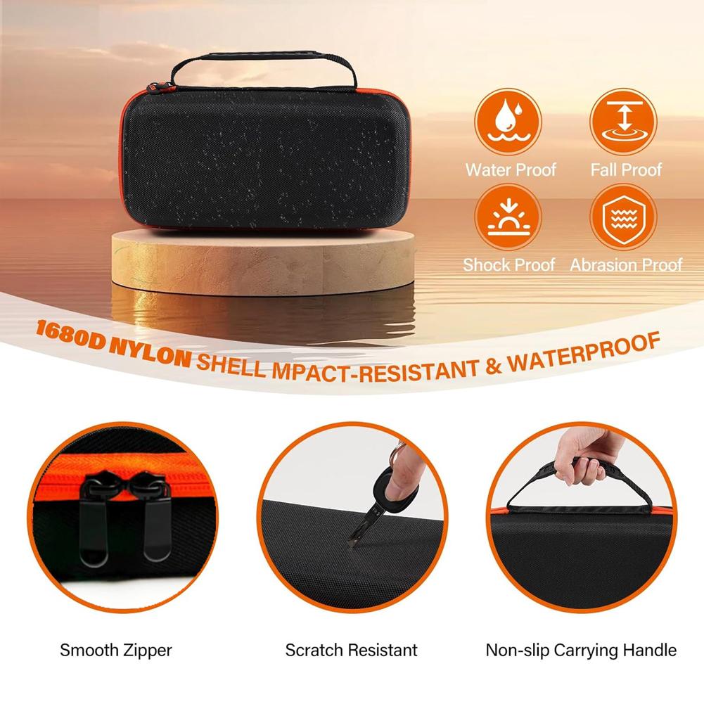 Wireless Microphone Storage Bag Carrying Case for JBL Wireless Two Microphone System Shockproof Hard Travel Case Storage Box