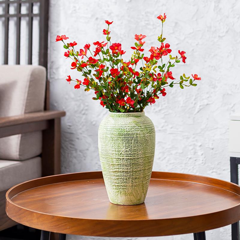 Nordic Ceramic Luxury Vase for Living Room - Minimalist Flower Arrangement Decor