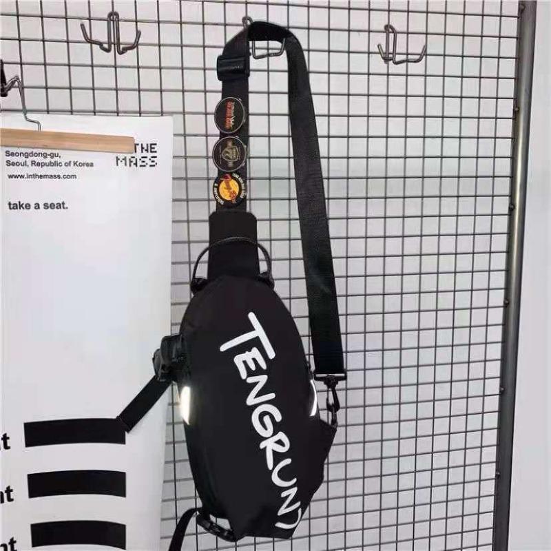 

Crossbody bag men s sports fanny pack casual fashion shoulder bag female student personality small cross bag breast bag