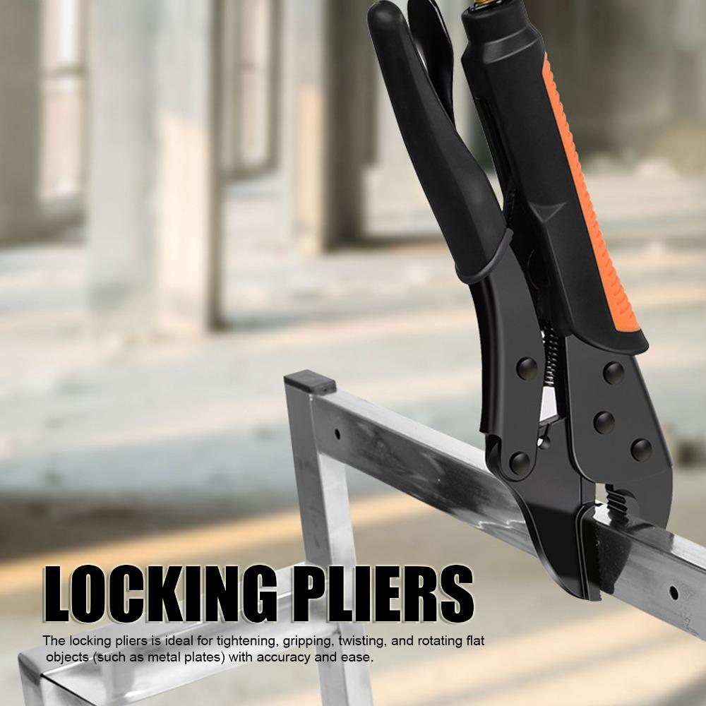 Wear Resistant Teeth Locking Pliers Anti Slip Handle Adjustable Screw Pliers Woodworking