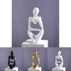 Resin Thinker Sculpture Statue Figurine Modern Abstract Home Decor Gift