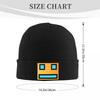 Geometry Cube Gaming Dash Warm Knitted Cap Winter Knit Bonnet Hat Skullies Beanies Hip Hop Caps for Unisex