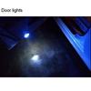 2 PCS T10 1.5W 60LM 1 LED Blue COB LED Brake Light for Vehicles, DC12V
