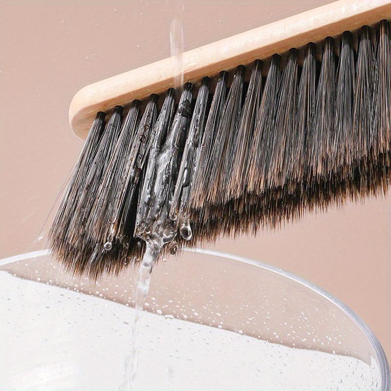 1 Stück Bettenbürste Bettenkehrbürste mit Griff Weiche Borstenbürste, Haushalts-Schlafzimmer Staubentfernungsbürste, Für Bett, Sofa, Auto, Möbelreinigungswerkzeug