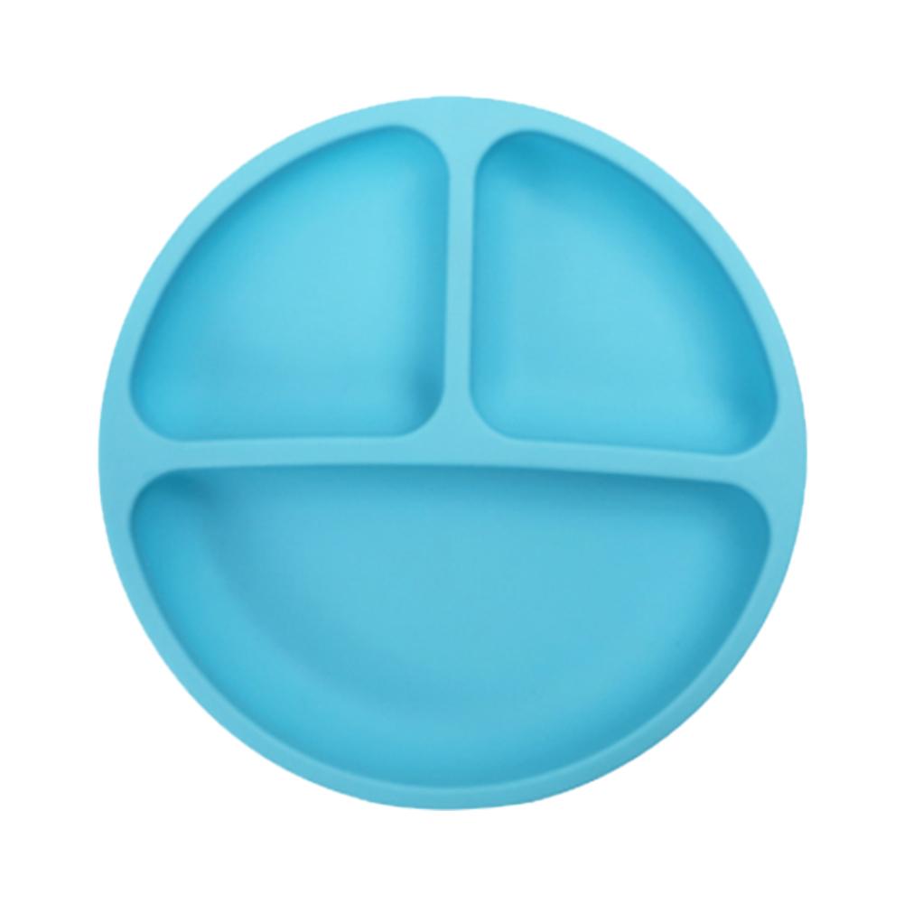 Cute Baby Infant Dining Plate Anti Slip Toddle Training Sucker Dishes Tableware