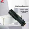 Compact EDC Mini Zoom Flashlight with Telescopic Focus Adjustment