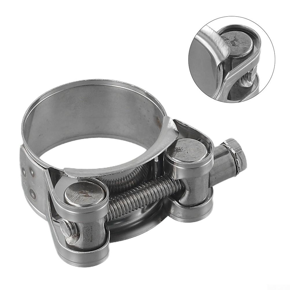 Hose Clamp Hose Clip 304 Stainless Steel Perfect Fit Silver Color