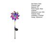 Colorful Solar Pinwheel Light, Waterproof Solar Powered Wind Spinner Light, Outdoor Rotating Pinwheel, Pathway Light for Garden Yard Patio Lawn Decor