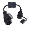 13 Pin To 4 Pin Trailer Connector Adapter With Brake For European To Truck Tail Light Converter Wiring Harness