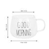Coffee Cup Transparent Borosilicate Glass Mug with Handle for Milk Tea Cocktail Beverage