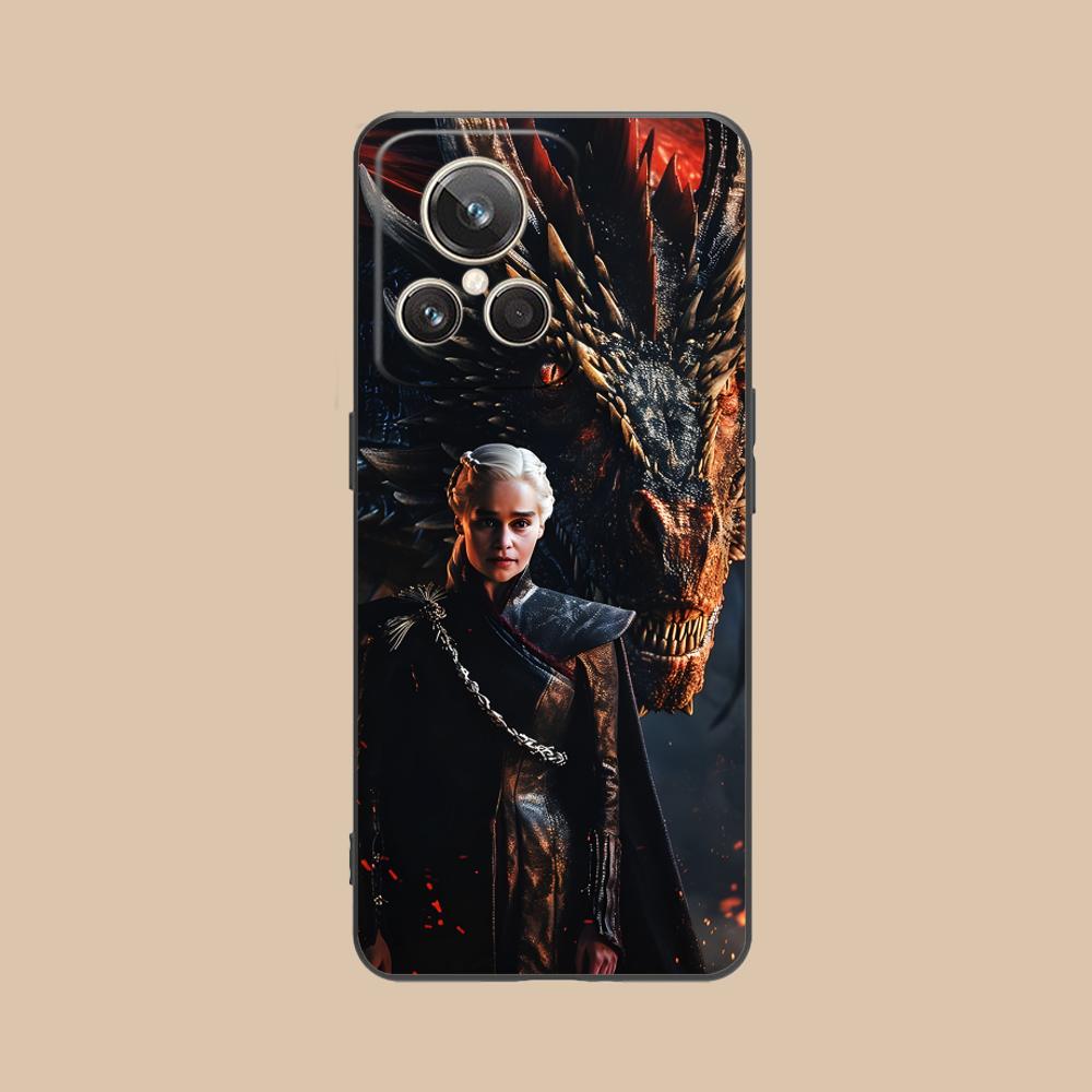 Dragon Queen Matte TPU Mobile Phone Case for Realme GT 8 Neo Pro C75 73 71 C67 65 C55 53 C35 31 C20 15 Colorful Cover