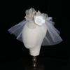 White Flower Bride Headdress French Style Hair Jewelry Bridal Headwear  Photography Accessories