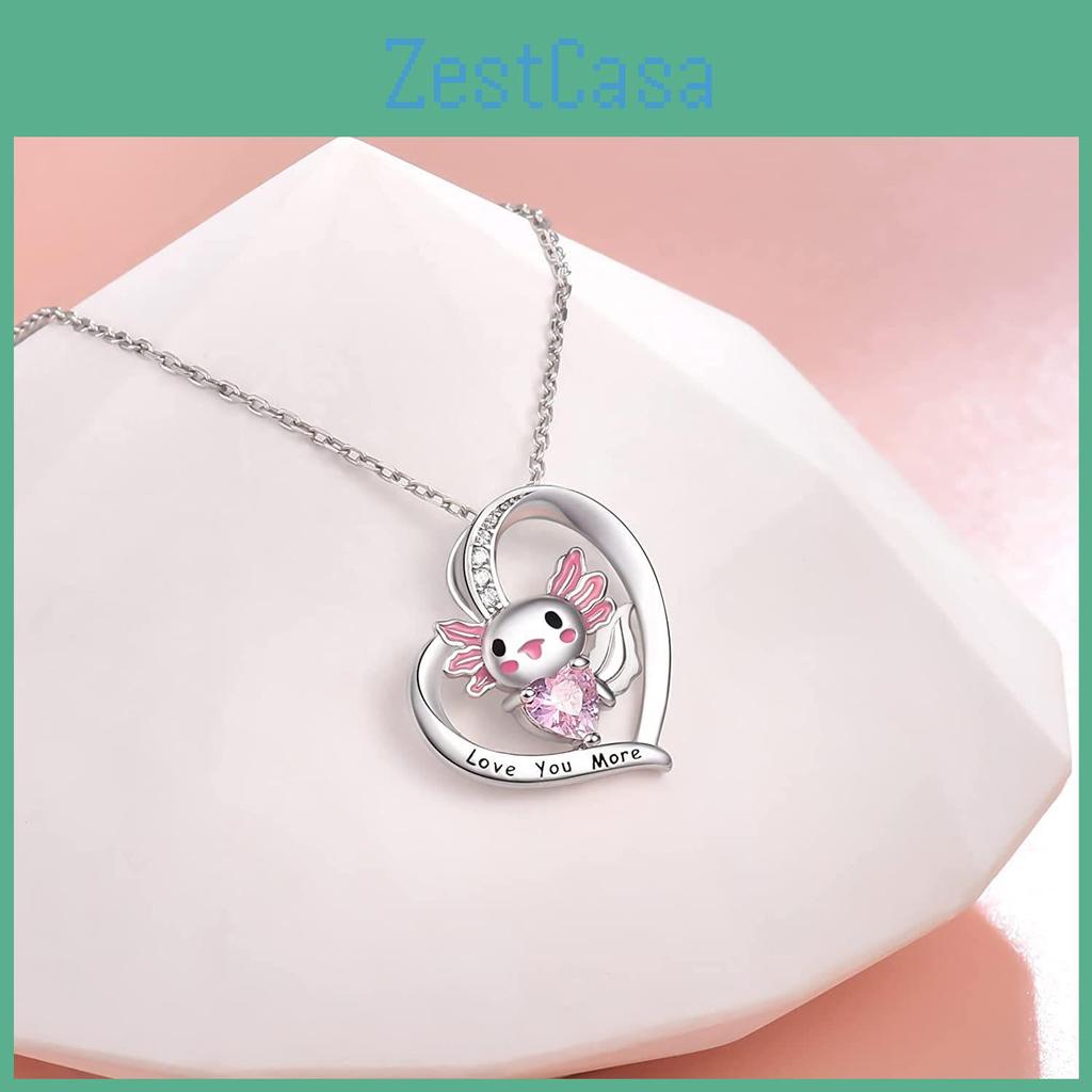 Summer Cute Alloy Lock Chain With Animal And Heart Pendant For Girls