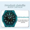 SANDA New Sports Men's Quartz Watches Luxury Military Waterproof Watch Dual Display LED Digital Men Wristwatch