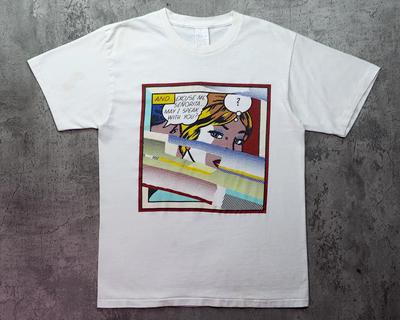 Vintage anni '90 Roy Lichtenstein Riflessi sulla Signorina Taglia M